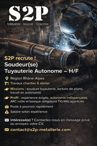annonce soudeur