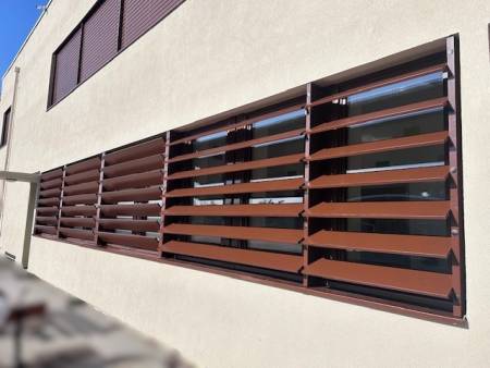 Brise soleil collège Boris Vian Rhône Alpes